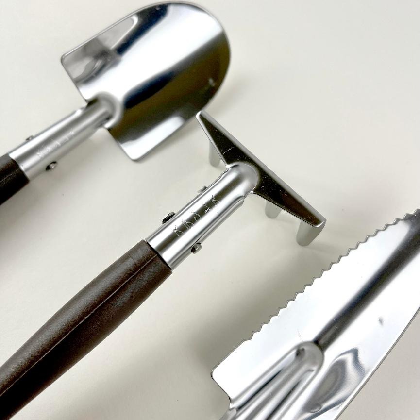 不鏽鋼小鏟子｜日式迷你園藝工具｜不銹鋼套裝｜袖珍園藝｜多肉綠植｜園藝資材｜蔬菜栽培｜小鏟子｜除草耙子｜換盆-細節圖2