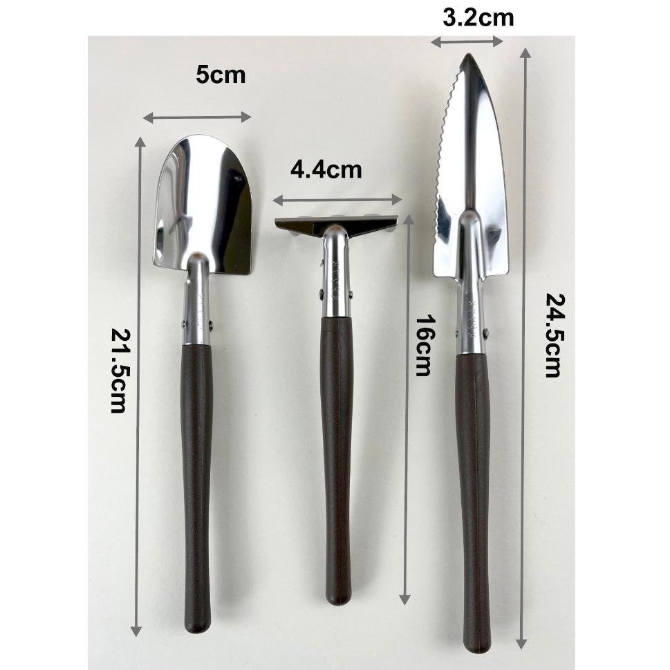 不鏽鋼小鏟子｜日式迷你園藝工具｜不銹鋼套裝｜袖珍園藝｜多肉綠植｜園藝資材｜蔬菜栽培｜小鏟子｜除草耙子｜換盆-細節圖4