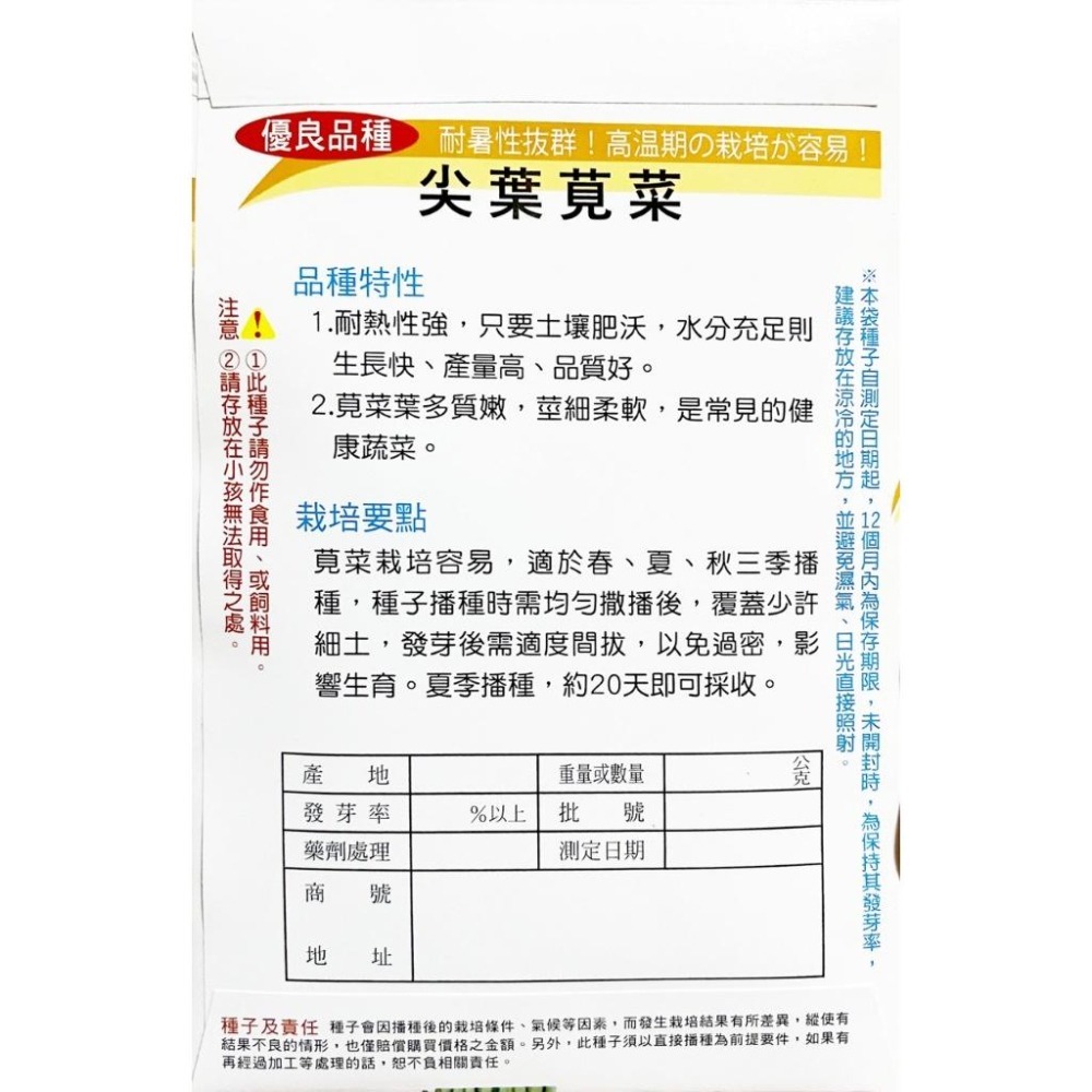 尖葉莧菜種子｜莧菜種子｜超嫩｜開心農場｜新手入門款｜居家種植｜都市農耕｜蔬菜專業戶｜蔬菜種子｜園藝 ｜蔬菜種子-細節圖3
