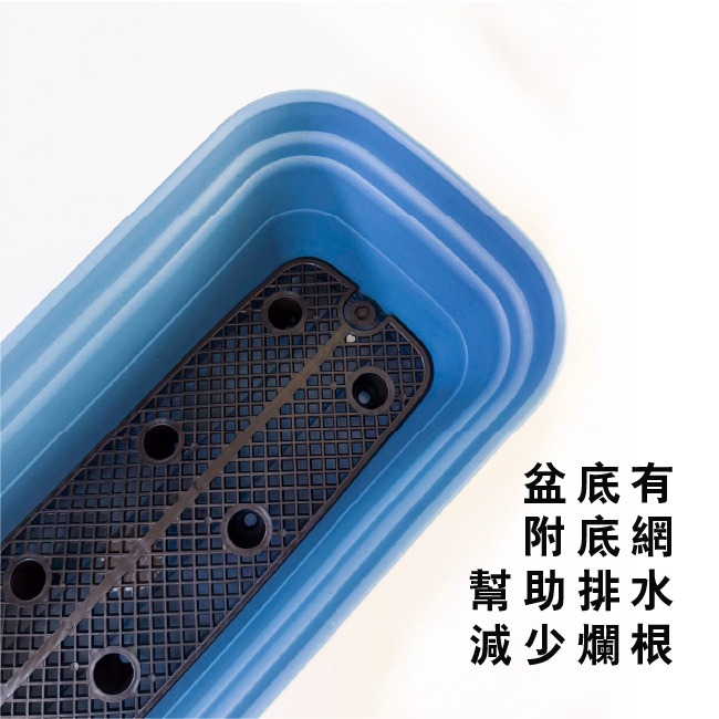 彩陶花盆｜花槽【附底網】種花、種蔬菜｜觀葉植物｜pp盆｜觀葉植物｜蔬菜種植｜園藝資材｜美觀盆｜室內盆｜室外盆｜盆器-細節圖7