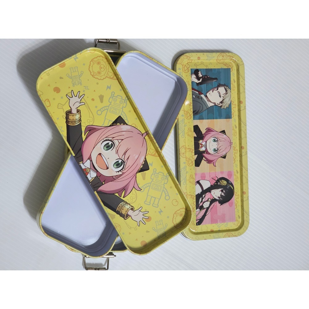 ☆文具屋☆  正版 間諜家家酒 SPY FAMILY 鐵扣三層鐵筆盒 鐵筆盒 鉛筆盒 筆盒-細節圖3