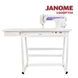 (買一送一) 日本車樂美 JANOME1600P高速直線車加送大型縫紉桌組合
