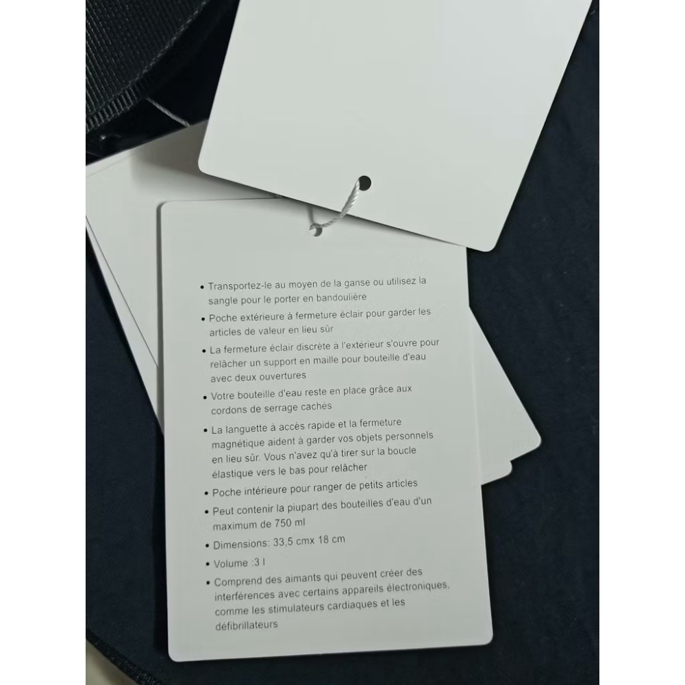 【代購現貨】Lululemon爆款運動休閒百搭肩背多功能斜跨月牙包 3L磁吸包 加拿大專櫃購入｜當日發貨-細節圖7