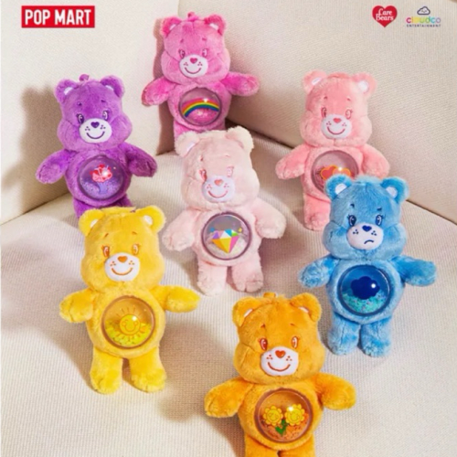 🌈 POP MART 泡泡瑪特 Care Bears Cozy Life 系列 彩虹熊 盲盒 流沙毛絨吊飾