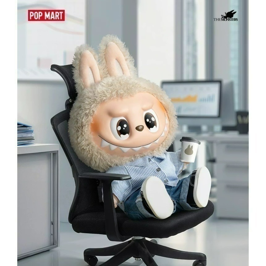 泡泡瑪特 FLIP WITH ME 搪膠毛絨公仔 夏日浪 大夏野 夏日 LABUBU-細節圖2