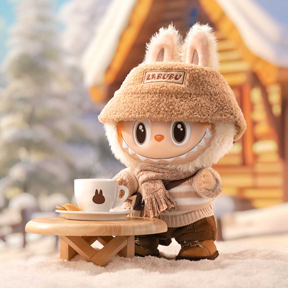 LABUBU 三代 拿鐵 🌼 THE MONSTERS  DRESS BE LATTE 搪膠毛絨公仔-細節圖6