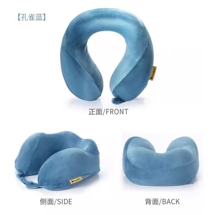 藍旅 Travel Blue 寧靜頸枕 機場免稅店同款 記憶棉 頸枕 慢回彈記憶棉 U型枕 護頸枕 旅行頸枕-規格圖2