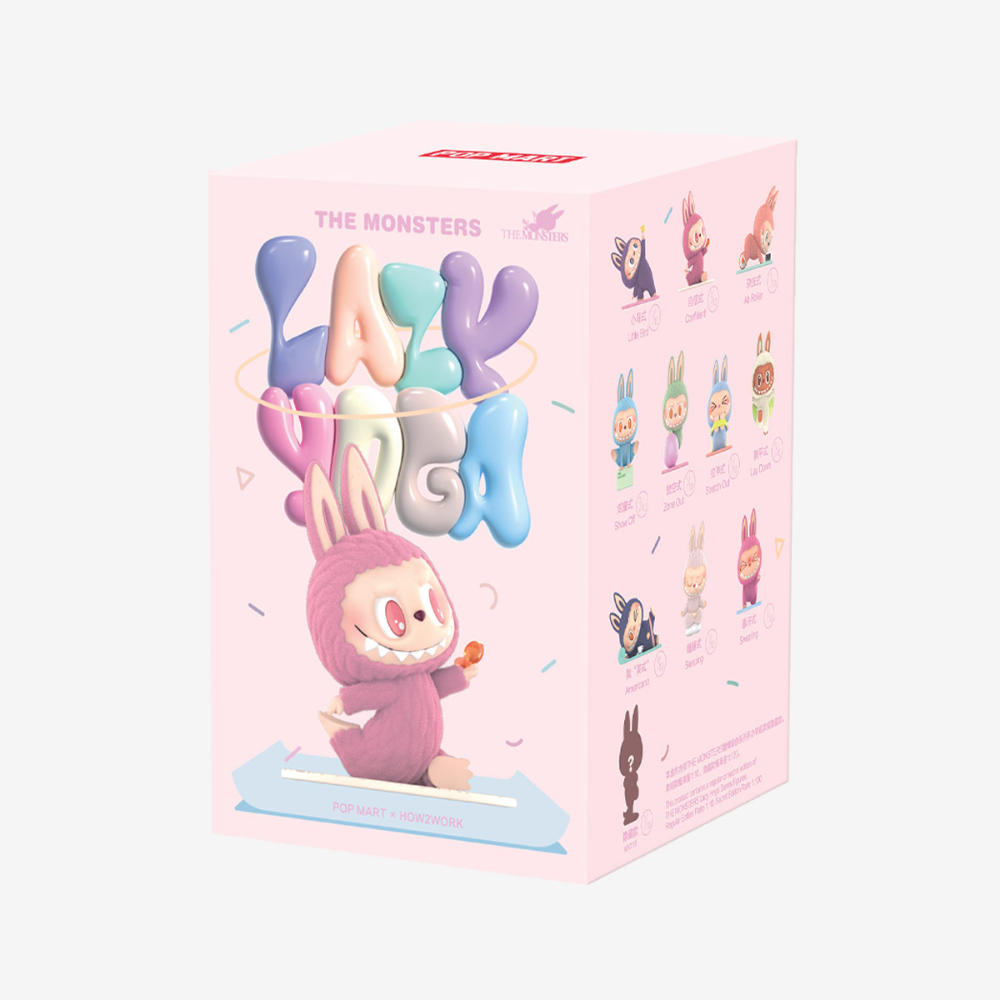 現貨 Labubu 瑜珈 一中盒 THE MONSTERS 慵懶瑜伽系列 手辦-規格圖1