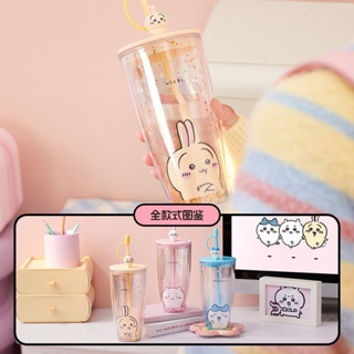 預購 Miniso chiikawa 吉伊卡哇 雙層吸管杯 700ml 水杯 吸管杯 水壺 小八 吉伊 烏薩奇-細節圖2
