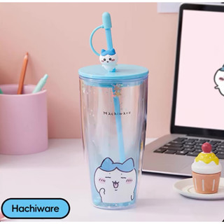 預購 Miniso chiikawa 吉伊卡哇 雙層吸管杯 700ml 水杯 吸管杯 水壺 小八 吉伊 烏薩奇-規格圖6