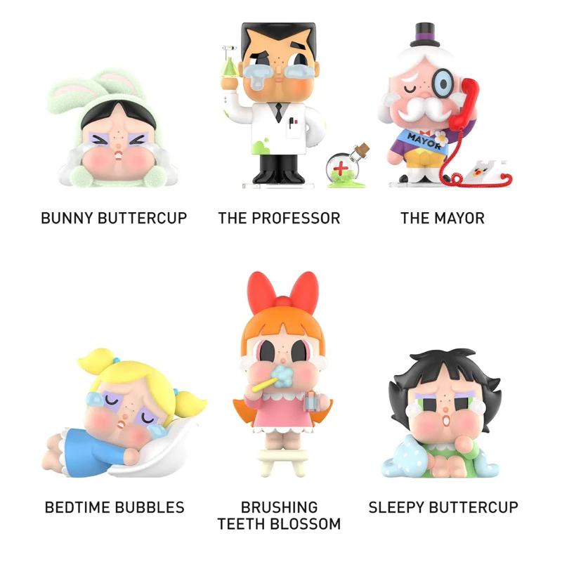 預購 CRYBABY 飛天小女警 泡泡瑪特 盲盒 哭娃飛天小女警 POP MART 一中盒 哭娃 花花兔-細節圖3