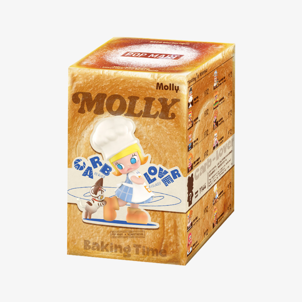 現貨 泡泡瑪特 MOLLY 麵包腦袋 盲盒 一中盒 麵包-規格圖7