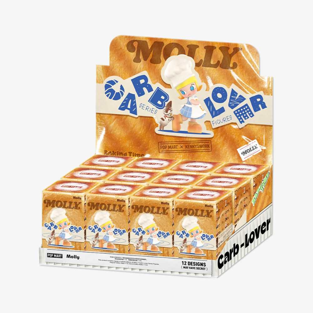 現貨 泡泡瑪特 MOLLY 麵包腦袋 盲盒 一中盒 麵包-規格圖7
