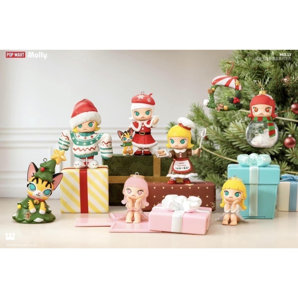 泡泡瑪特 MOLLY 城堡聖誕奇遇盒 聖誕 禮盒 聖誕禮物-細節圖2