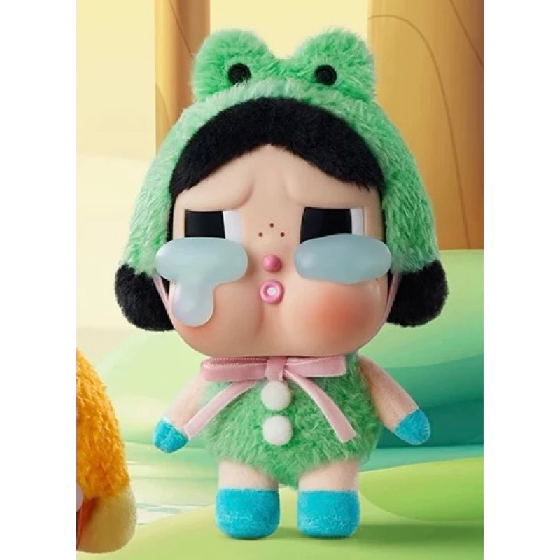 泡泡瑪特 Crybaby 哭娃 眼淚工廠 搪膠掛件 毛絨搪膠 盲盒 哭娃搪膠-規格圖6