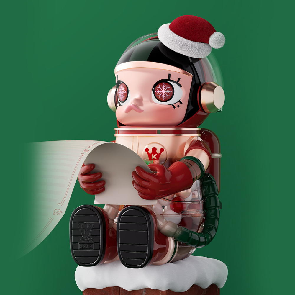 泡泡瑪特 聖誕節限定 MEGA SPACE MOLLY 400% 聖誕 2024 聖誕Molly 聖誕禮物-細節圖3