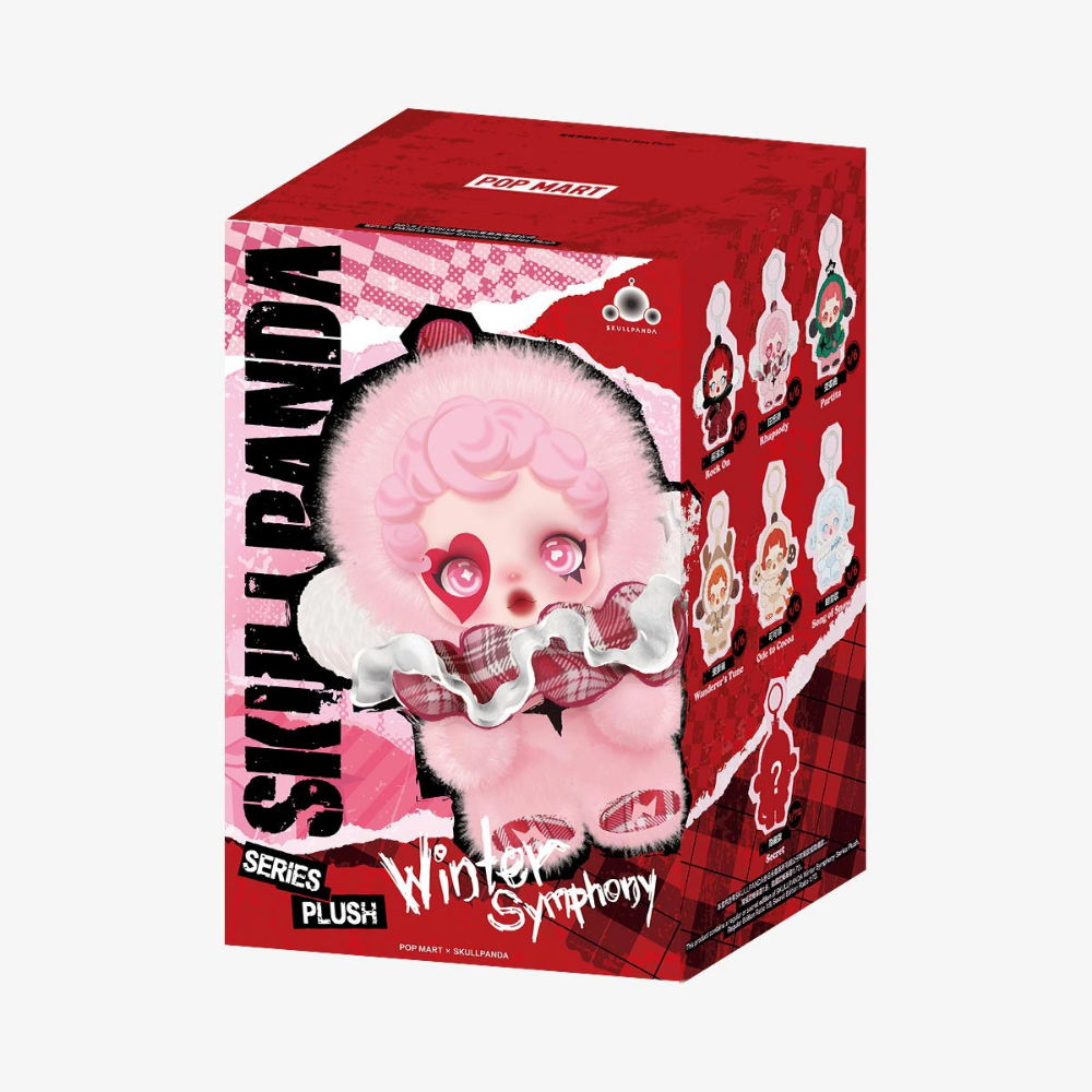 【7-ELEVEN門市團購】好運小舖 泡泡瑪特 SKULLPANDA 冬日樂章 搪膠毛絨掛件 SP 搪膠 掛件 盲盒-規格圖10