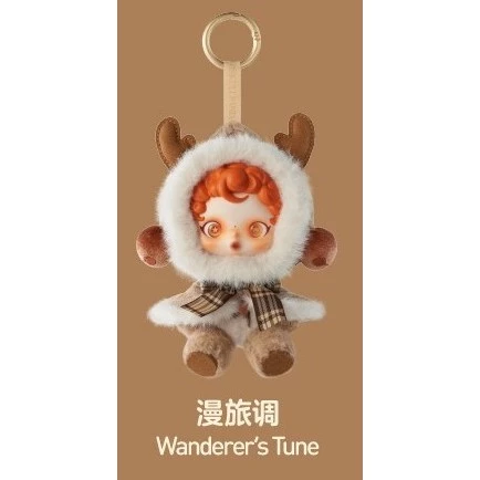 泡泡瑪特 SKULLPANDA 冬日樂章 SP 搪膠 毛絨公仔  掛件 一中盒 盲盒-規格圖9