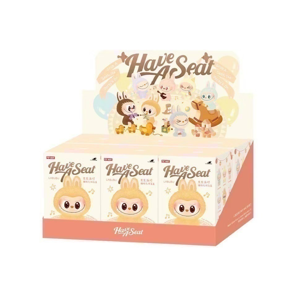 【7-ELEVEN門市團購】好運小舖 泡泡瑪特 坐坐派對 THE MONSTERS Labubu 搪膠毛絨掛件 盲盒-規格圖6