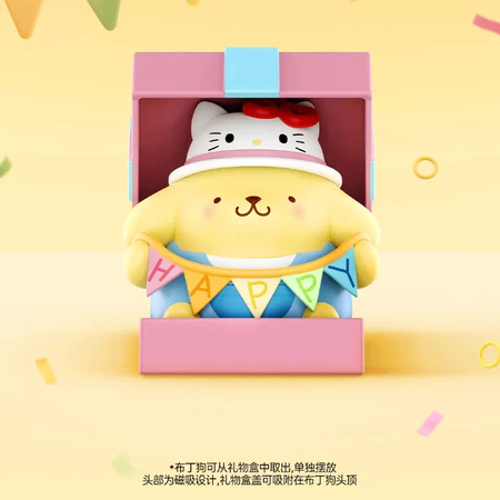 泡泡瑪特 三麗鷗家族 HelloKitty 50週年 盲盒 公仔 庫洛米 美樂蒂 布丁狗 怕洽狗 三麗鷗-規格圖3