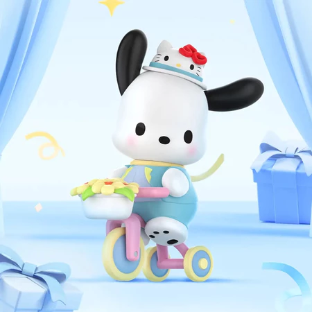 泡泡瑪特 三麗鷗家族 HelloKitty 50週年 盲盒 公仔 庫洛米 美樂蒂 布丁狗 怕洽狗 三麗鷗-規格圖4