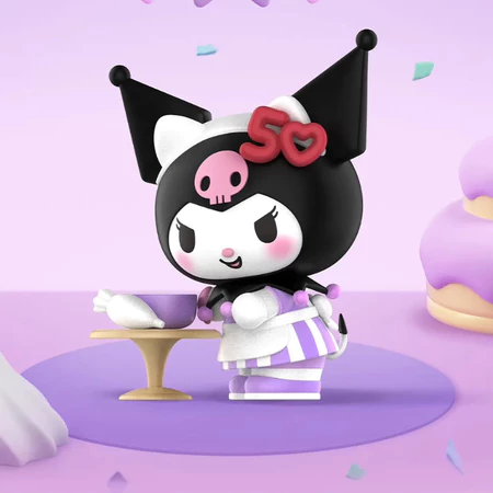 泡泡瑪特 三麗鷗家族 HelloKitty 50週年 盲盒 公仔 庫洛米 美樂蒂 布丁狗 怕洽狗 三麗鷗-規格圖5