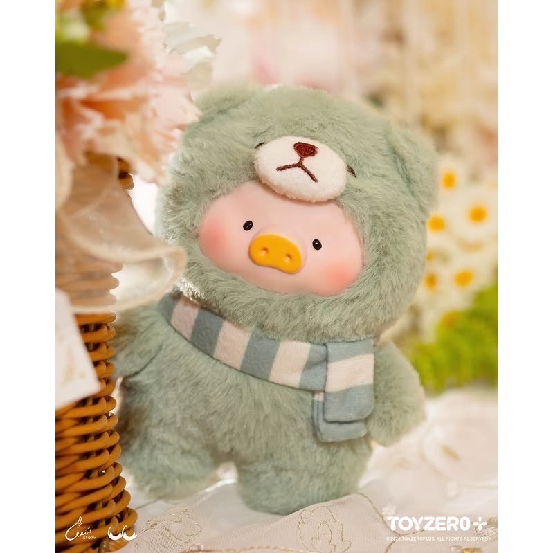 預購+現貨 罐頭豬LuLu 美好時光 搪膠臉毛絨掛件 盲盒 LuLu豬 掛件 吊飾-細節圖3