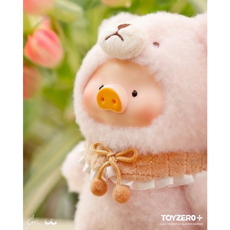 預購+現貨 罐頭豬LuLu 美好時光 搪膠臉毛絨掛件 盲盒 LuLu豬 掛件 吊飾-細節圖5