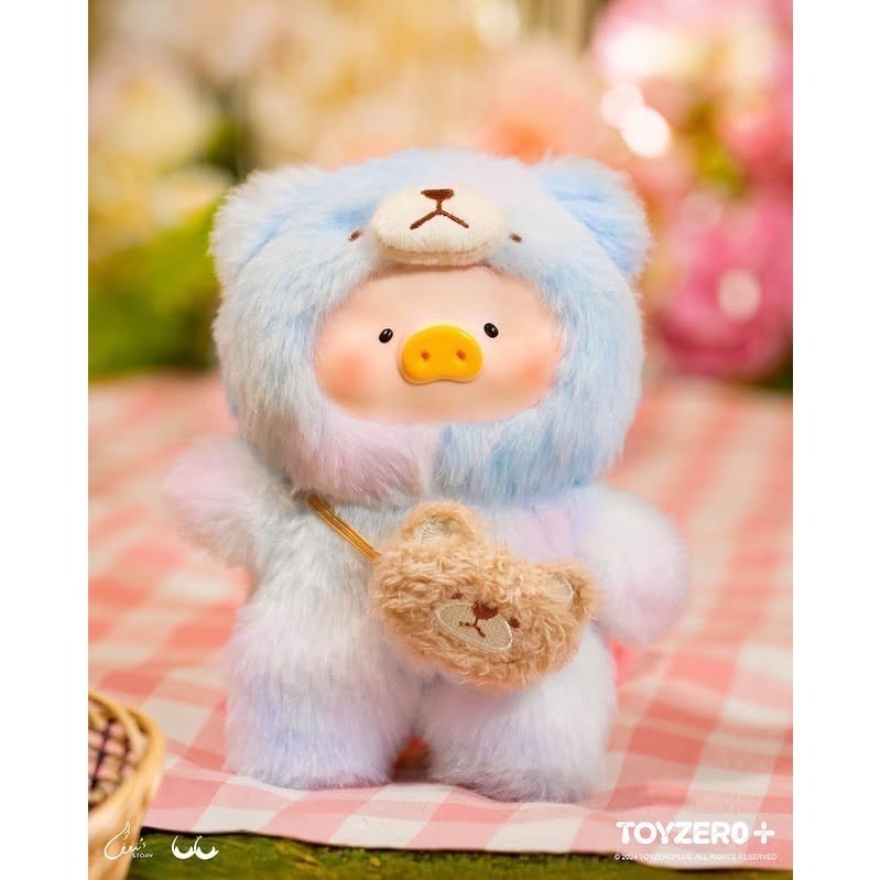 預購+現貨 罐頭豬LuLu 美好時光 搪膠臉毛絨掛件 盲盒 LuLu豬 掛件 吊飾-細節圖6