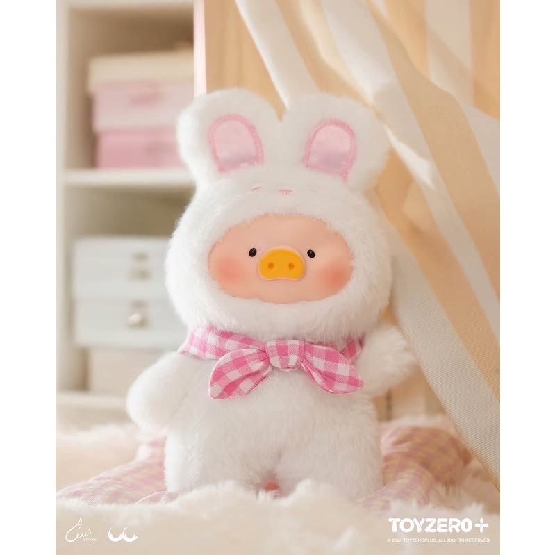 預購+現貨 罐頭豬LuLu 美好時光 搪膠臉毛絨掛件 盲盒 LuLu豬 掛件 吊飾-細節圖8