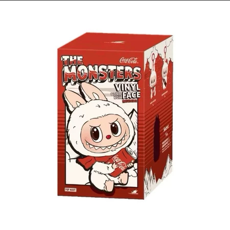 現貨 泡泡瑪特 THE MONSTERS Labubu 可口可樂系列 搪膠臉盲盒 掛件 可樂搪膠-規格圖5