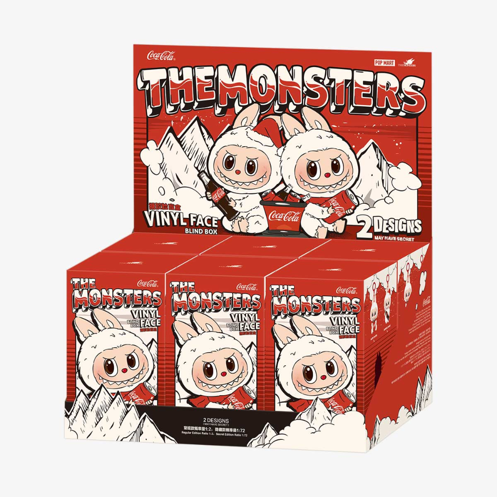 現貨 泡泡瑪特 THE MONSTERS Labubu 可口可樂系列 搪膠臉盲盒 掛件 可樂搪膠-規格圖5