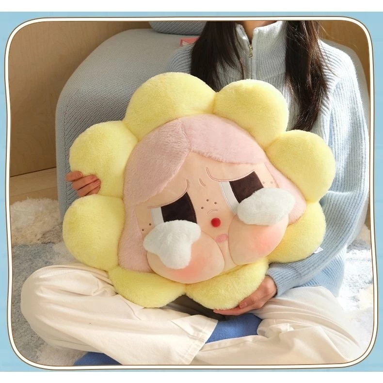 CryBaby 哭娃 悲傷俱樂部 抱枕 泡泡瑪特 popmart 花花 花朵哭娃-細節圖5