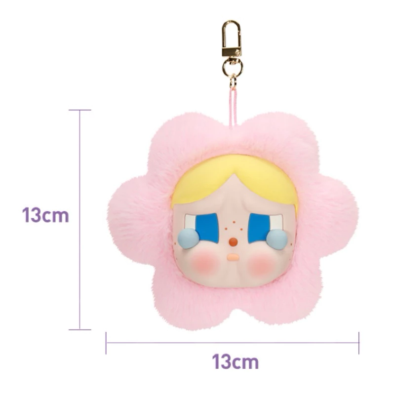 Crybaby 哭娃 悲傷俱樂部 耳機包 哭哭花 花花 矽膠 毛絨掛件 零錢包-細節圖4