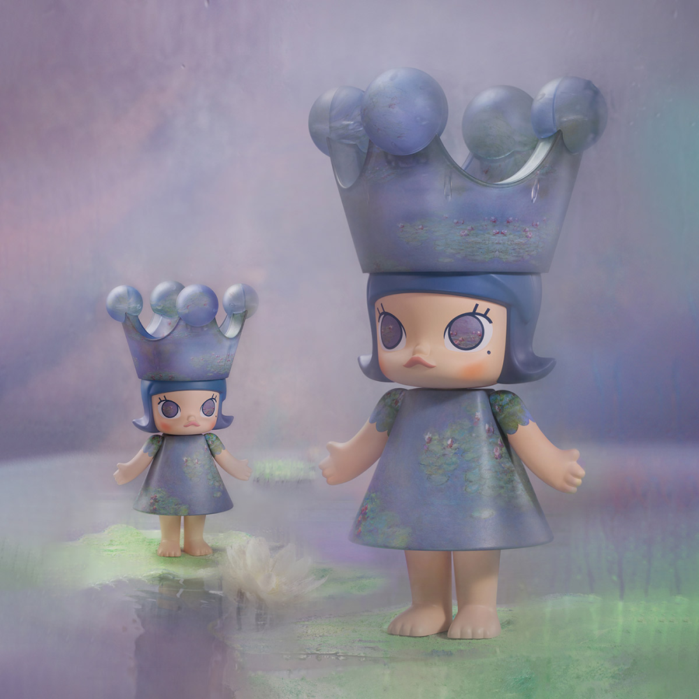 泡泡瑪特 MEGA SPACE MOLLY 莫內 睡蓮 400% 睡蓮 MOLLY公主-細節圖3