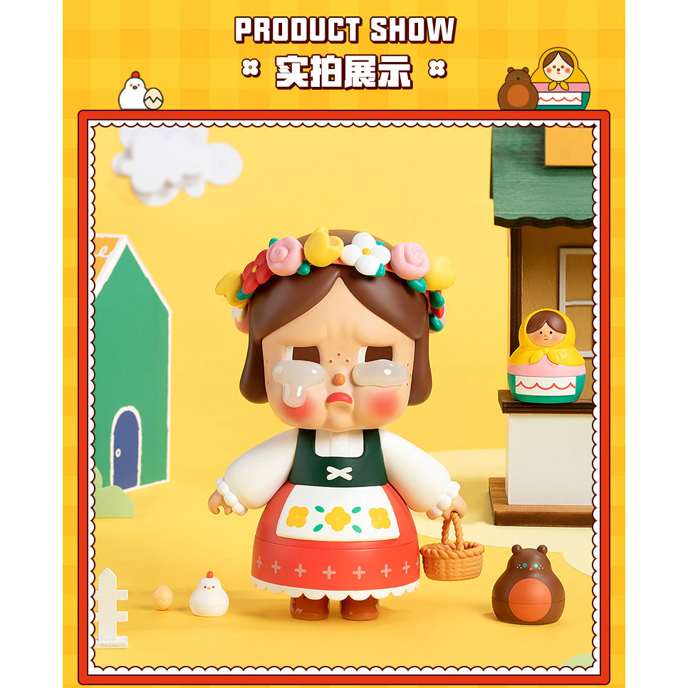 泡泡瑪特 CRYBABY 哭娃 我的俄羅斯套娃 手辦 俄羅斯娃娃 公仔 POPMART-細節圖2