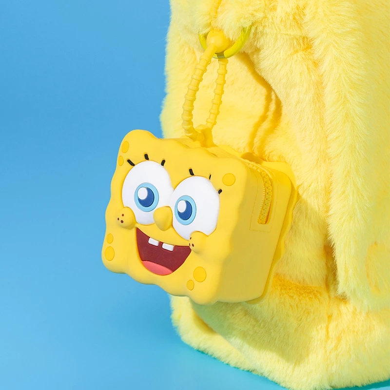 泡泡瑪特 海綿寶寶 比奇堡收納包 派大星 耳機包 零錢包 POP MART-細節圖3