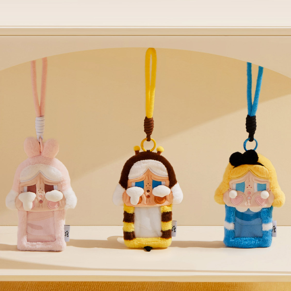 CRYBABY 哭娃 眼淚工廠 毛絨卡套 盲盒 悠遊卡套 卡套 證件套 愛麗絲 哭哭熊 哭哭兔-細節圖3