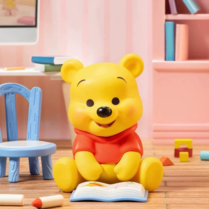 Miniso 名創優品 迪士尼小熊維尼 宅家時刻 維尼 宅在家 公仔 盲盒 盒抽 一中盒6入-細節圖5