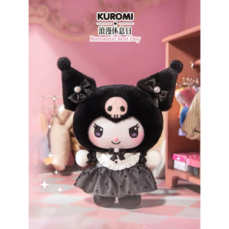 TOPTOY 三麗鷗 Sanrio 姐妹穿搭 酷洛米 美樂蒂 彼安諾 搪膠毛絨 吊飾 毛絨掛件 盲盒 姊妹穿搭-規格圖8