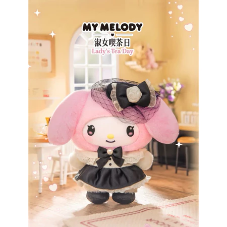 TOPTOY 三麗鷗 Sanrio 姐妹穿搭 酷洛米 美樂蒂 彼安諾 搪膠毛絨 吊飾 毛絨掛件 盲盒 姊妹穿搭-規格圖5