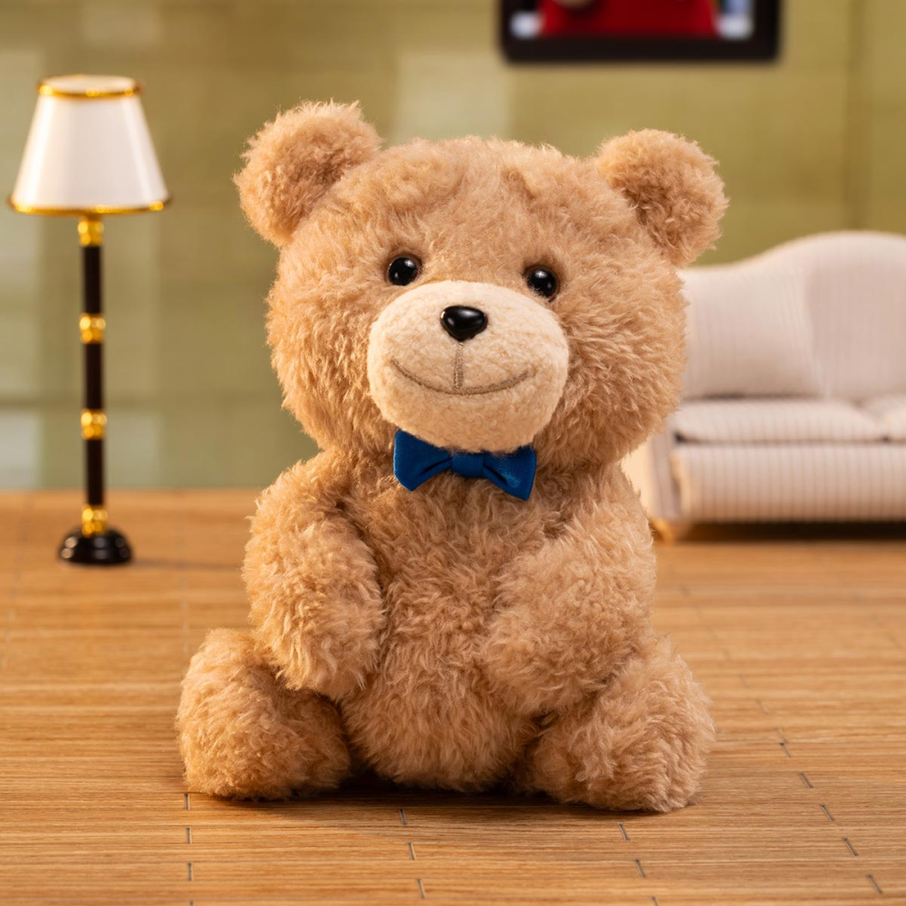 泡泡瑪特 Ted2 泰迪熊 可動毛絨掛件 雄麻吉 泰迪 盲盒-細節圖2