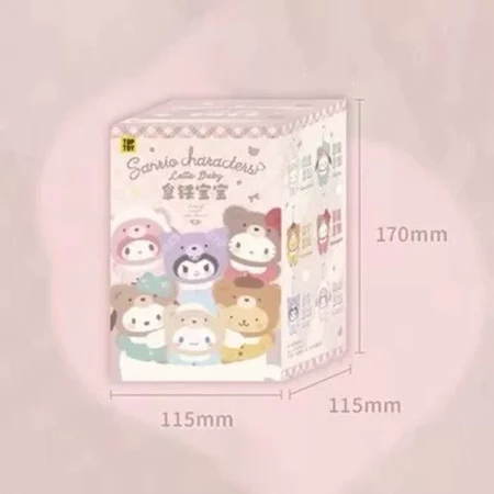 TOPTOY 三麗鷗家族 拿鐵寶寶 搪膠絨毛 掛件 盲盒 拿鐵-規格圖1