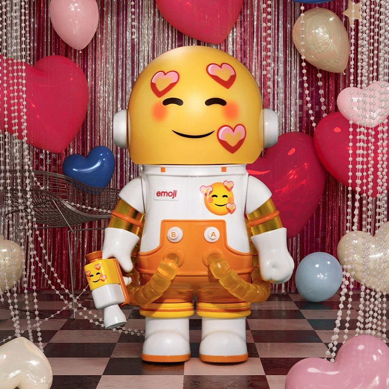 泡泡瑪特 MEGA SPACE MOLLY 100% × emoji 盲盒 POP MART-細節圖3