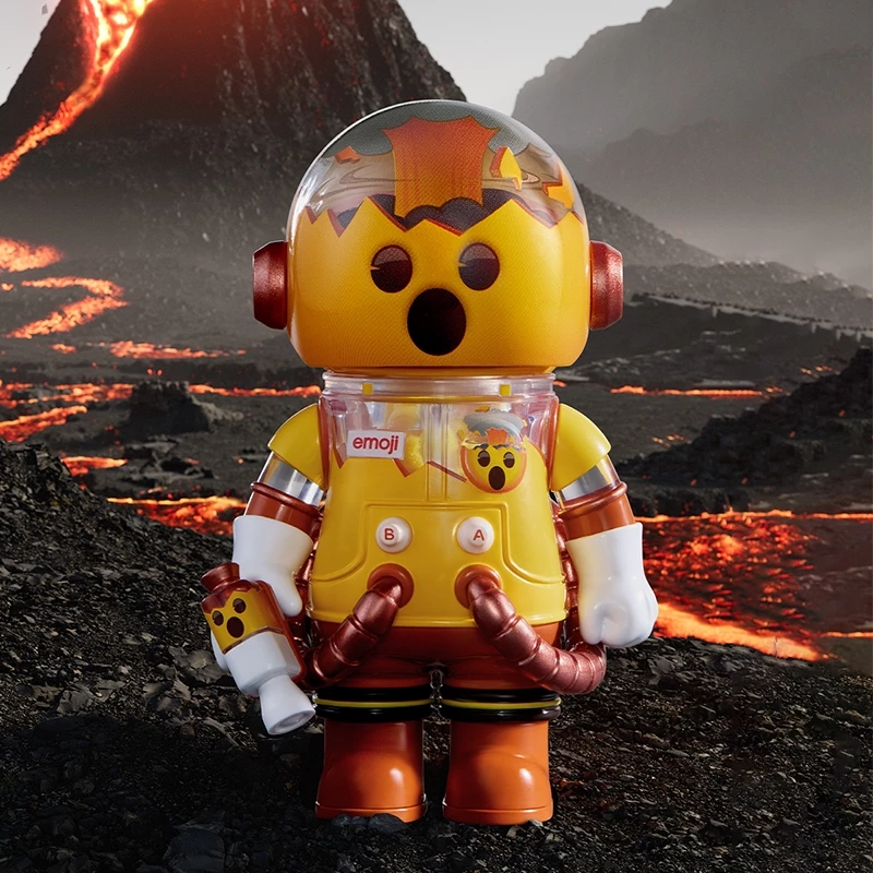 泡泡瑪特 MEGA SPACE MOLLY 100% × emoji 盲盒 POP MART-細節圖5