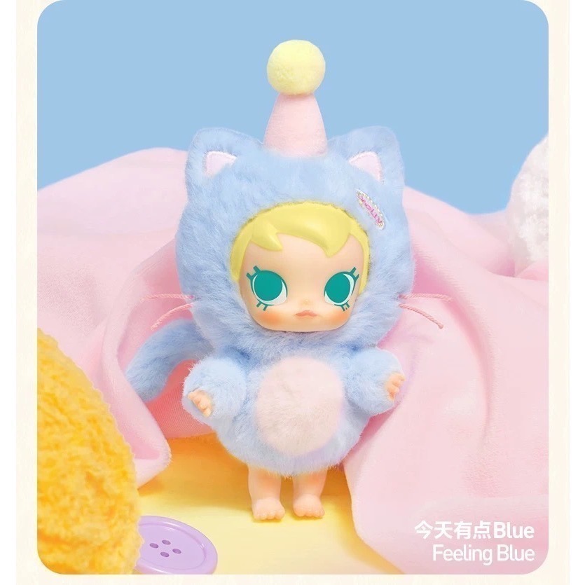 泡泡瑪特 Baby Molly 口袋朋友 搪膠毛絨掛件 貓咪 盲盒 POPMART-細節圖6