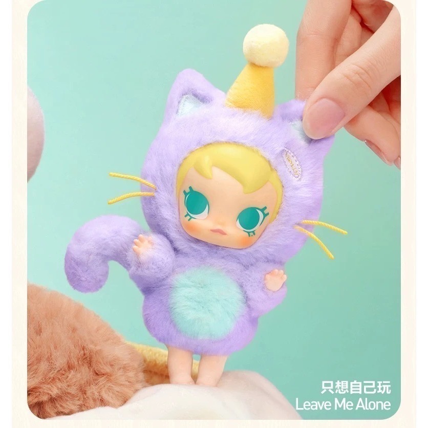 泡泡瑪特 Baby Molly 口袋朋友 搪膠毛絨掛件 貓咪 盲盒 POPMART-細節圖8