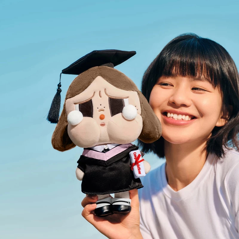 泡泡瑪特 CRYBABY 落日歌會系列 毛絨公仔 畢業哭娃 POP MART-細節圖4