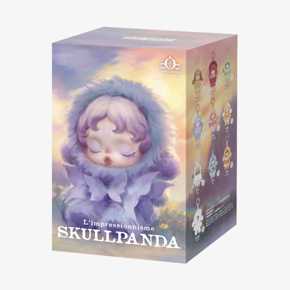 泡泡瑪特 SKULLPANDA 光織園系列毛絨公仔掛件-規格圖7