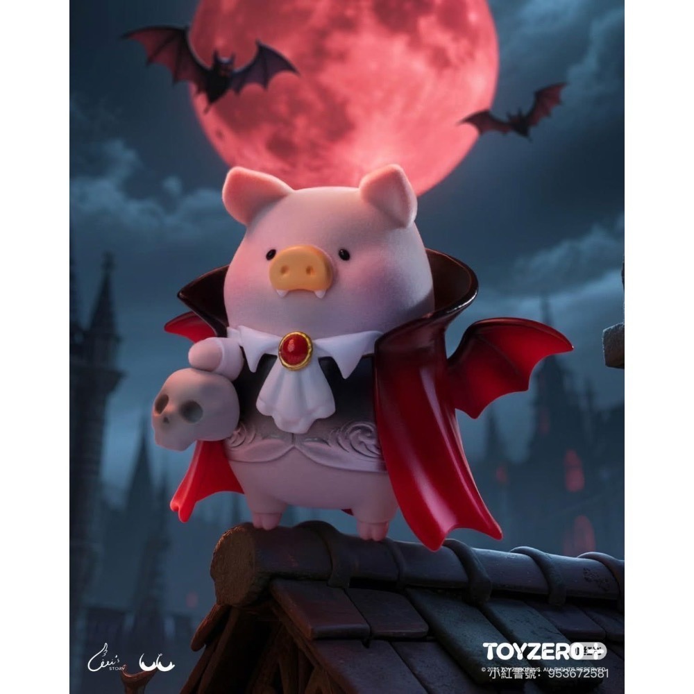 罐頭豬LuLu 萬聖節限定 驚喜滿罐 驚喜古墓 驚喜古堡 南瓜 木乃伊 科學怪人 吸血鬼 LuLu豬-細節圖5